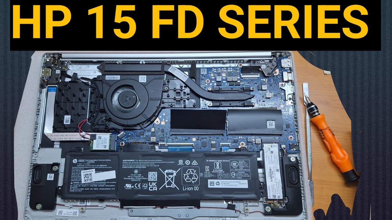 外装破損あり　hp 15-db0214AU AMD SSD128Gb hp 15 fd series upgrade #hp #upgrade - A18JKUA - YouTube