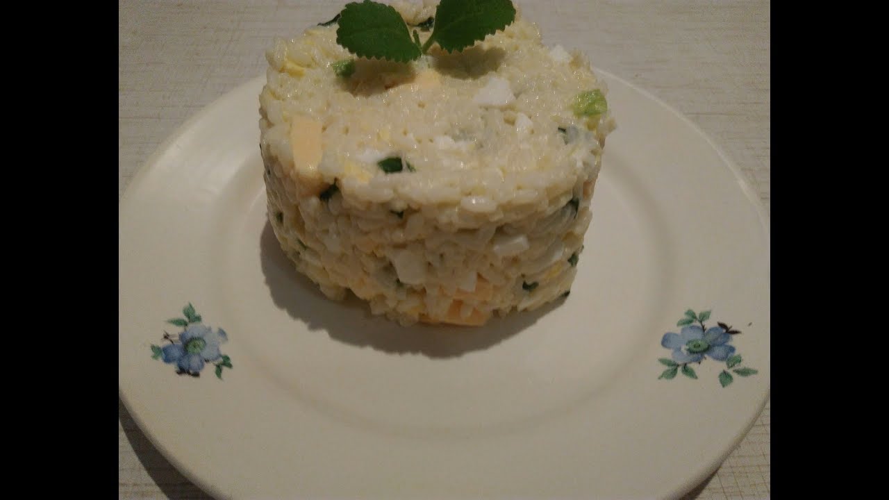 ⁣#Салат с рисом / #Рецепт салата с рисом и яйцом#Что приготовить на обед, ужин