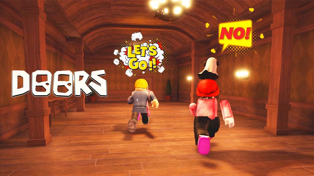 ROBLOX DOORS Run to 100th Door F8 Laughing Funny Moments YouTube