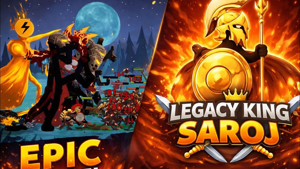 EPIC Battle in Legacy King 👑🔥 | Saroj’s Ultimate Power Gameplay