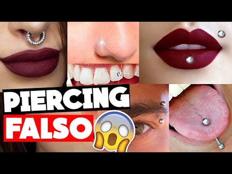 Vídeo: 6 maneiras de fingir um piercing facial