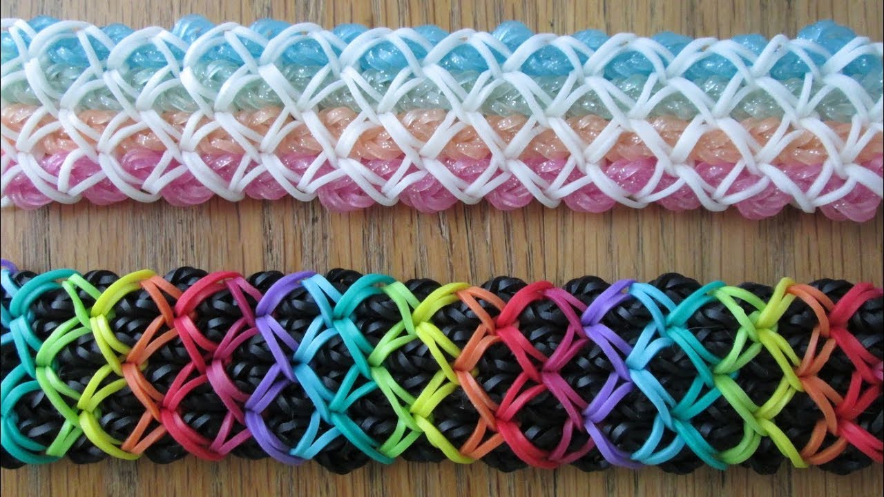 Rainbow Loom- Improved DuoAna Bracelet (Original Design) - YouTube