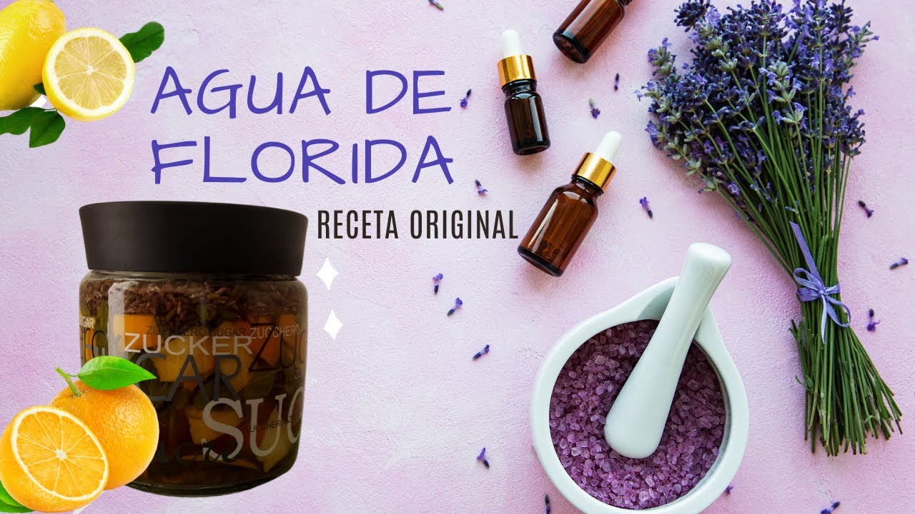 como se hace agua de floridaLA RECETA CASERA Y SUS USOS YouTube