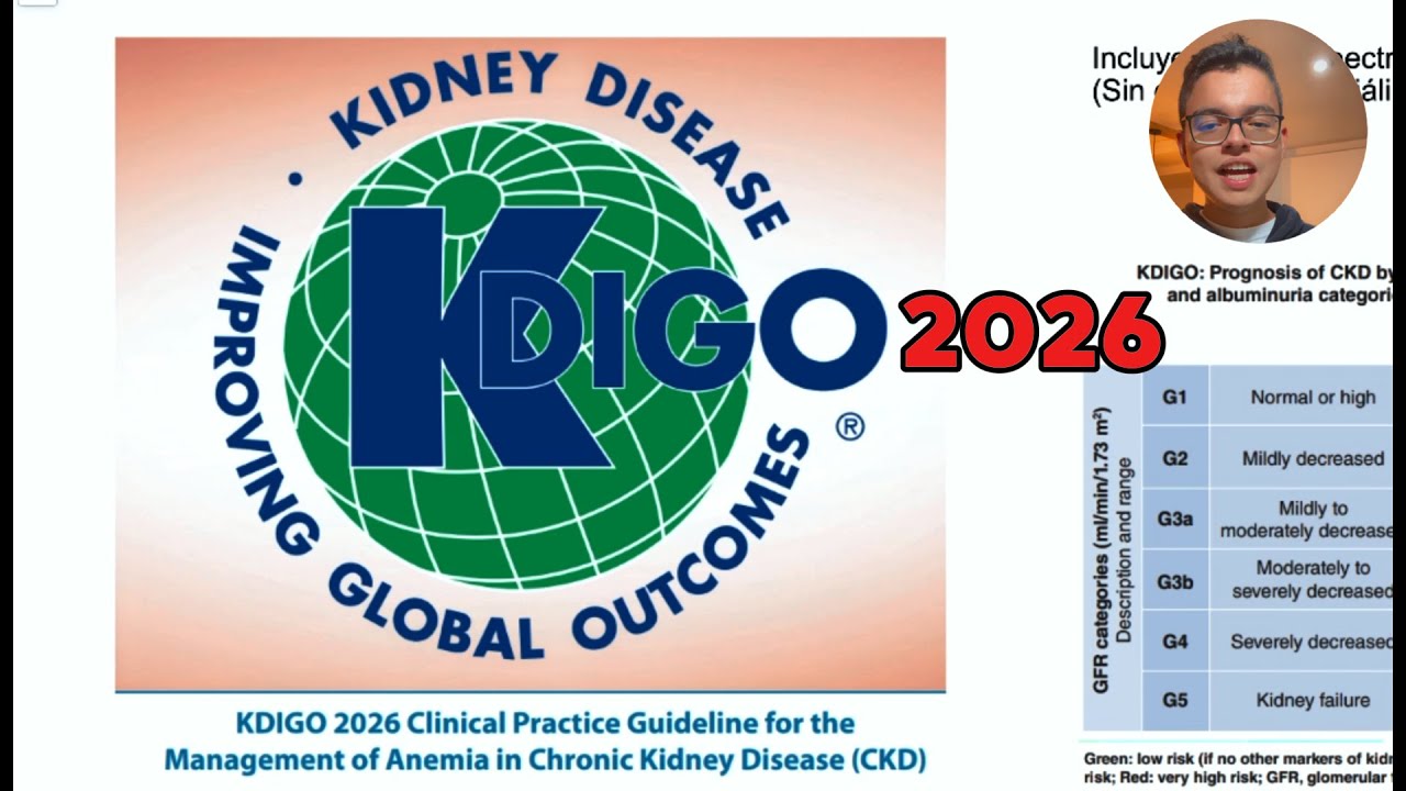 Nuevas Guias KDIGO 2026: Anemia en Enfermedad Renal Crónica