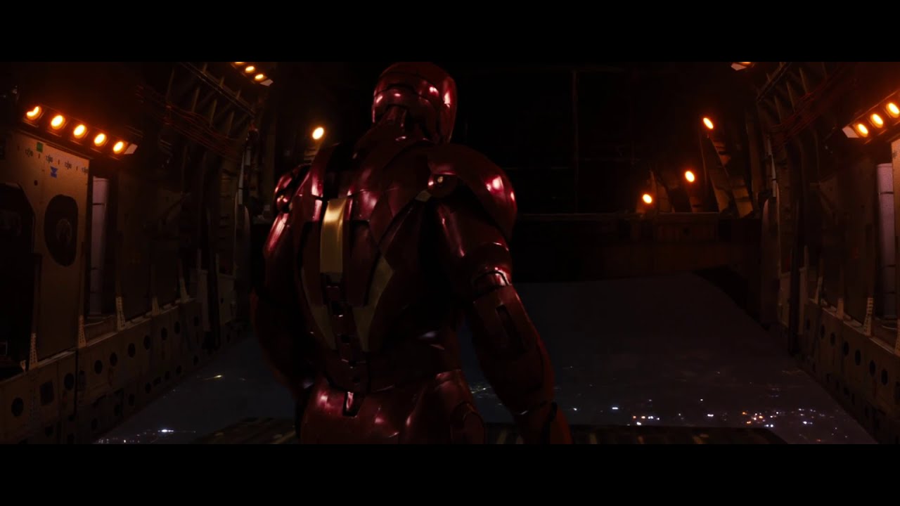 [60FPS] Iron man 2 - launch from the plane - AC DC music - Shoot to