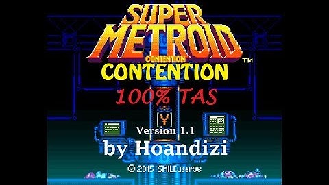 Super Metroid Contention 100% Tool-Assisted Speed run in 4m09s
