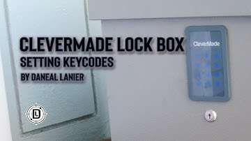 Resetting Clevermade lock box keycodes