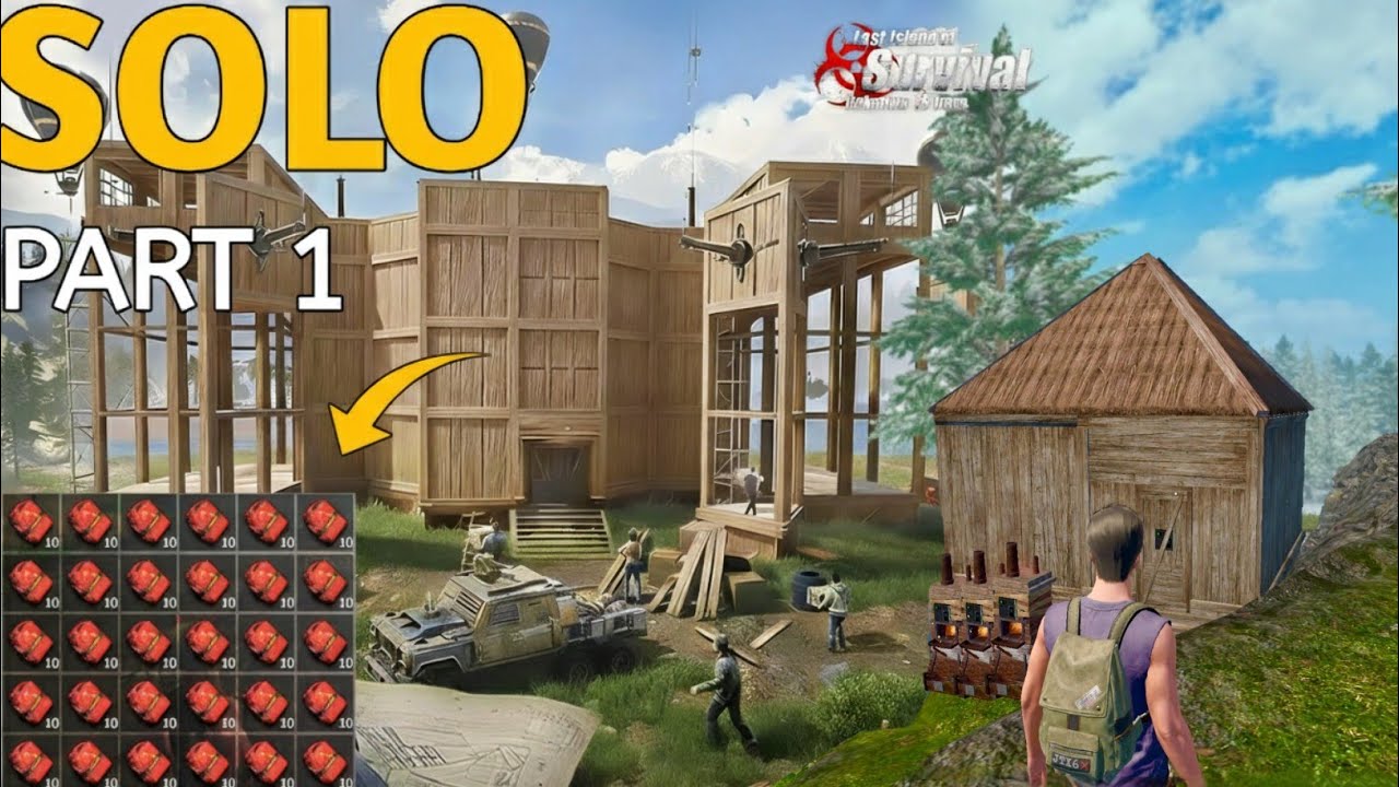 Solo Lucky Bloody Rank Max Server  Part 1 Last island Of Survival