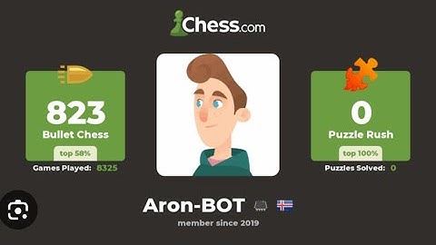 How to beat Aron bot (700 ELO) on chess.com #aron #chess 