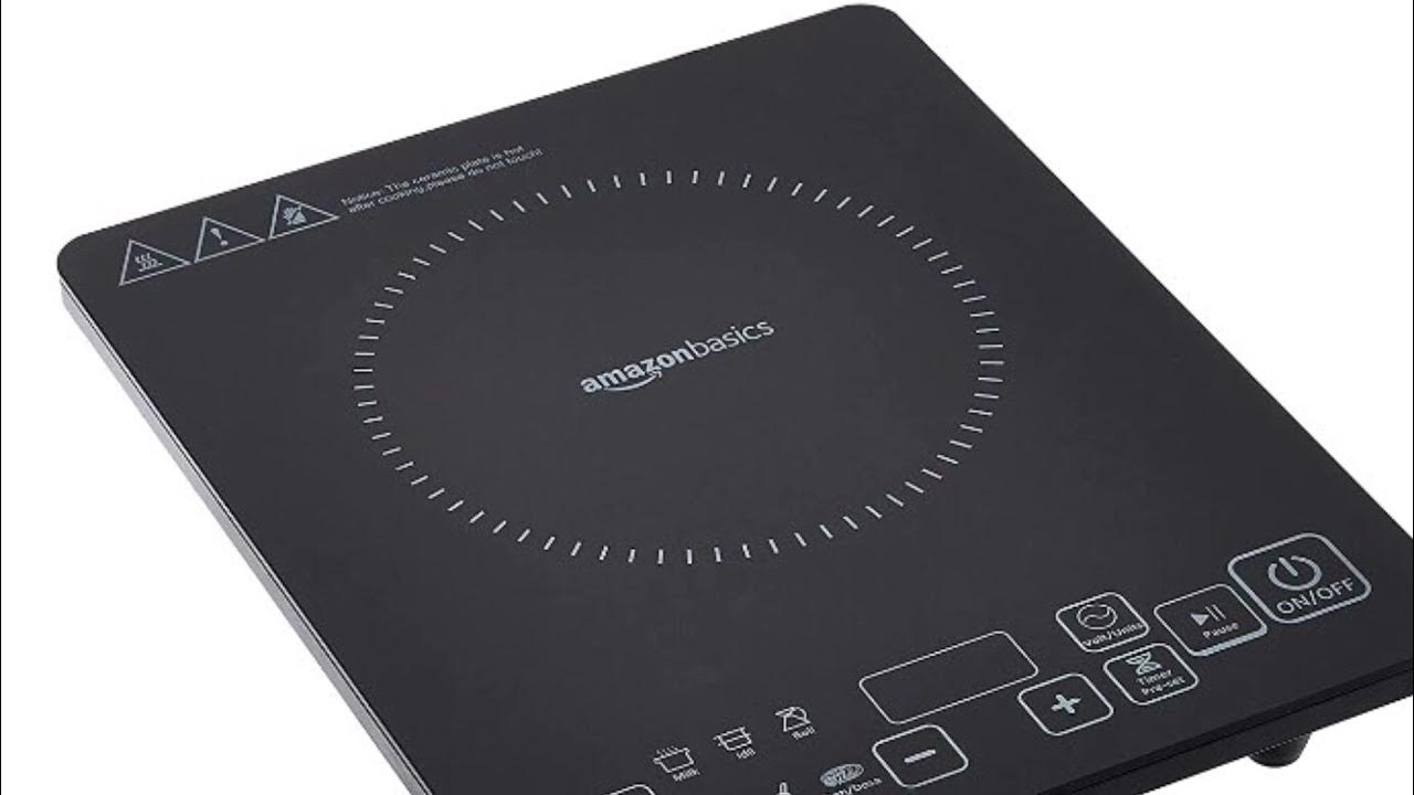 AmazonBasics Induction Cooktop with Touch Panel 2000 Watt