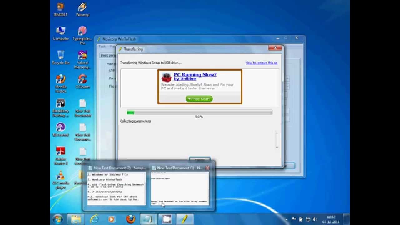 how to make a usb drive bootable for windows xp