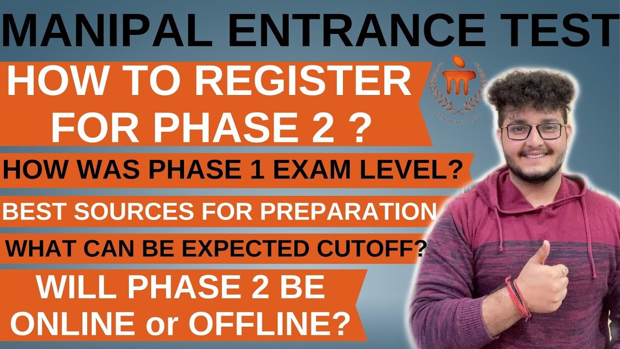 MUOET Manipal Entrance Test | Phase 2 Registration | Phase 1 Exam Level? | Best Preparation Sources