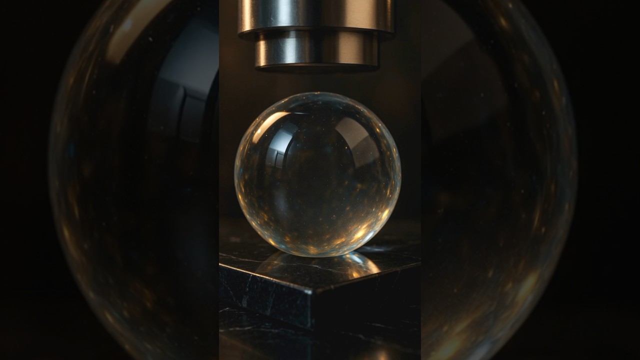 Crushing the Crystal Ball ASMR 🔮 #asmr #satisfying #shorts