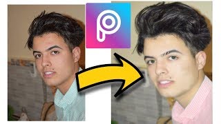 كيفية تصميم صورة أحترافية ببرنامج PicsArt || شاهد التصميم بنفسك وتعلم 😍