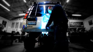 Homemade Overland Tire Carrier Build Step 1. Ultimate Land Rover Discovery Build Episode 16
