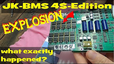 Magic smoke! What happened to the JK-BMS? Still reliable or bad design?