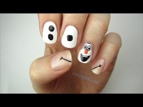 Disney Frozen Nail Art: OLAF!