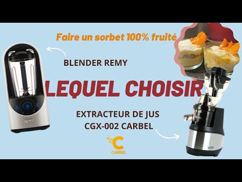 Les règles d'OR pour se servir d'un extracteur de jus - Carbel