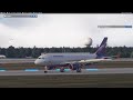 AREOFLOT A320 Landing AT MOSCOW INTL