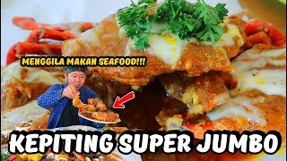 MENGGILA !!! MAKAN SEAFOOD KEPITING PAPUA SUPER JUMBO DENGAN HARGA MURAH BERCITA RASA !!