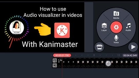 Kinemaster pro - Audio Spectrum in videos with kanimaster | how to make audio visualizer on Mobile