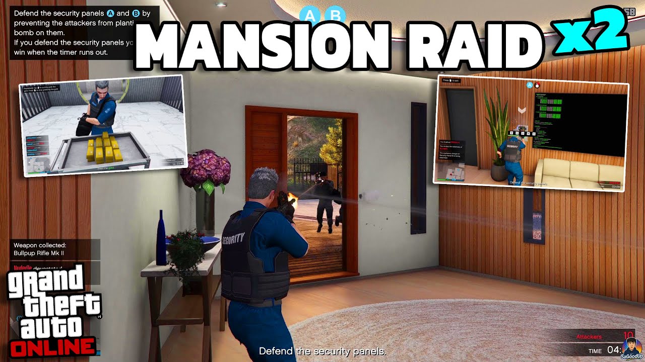 พาเล่น Mansion Raid [Adversary Mode] สนุกใช้ได้เลย | GTA V Online