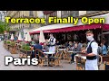 🇫🇷 Terrace and Café finally open in Paris 🚶