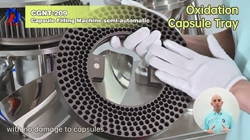 Double head semi auto capsule filling machine