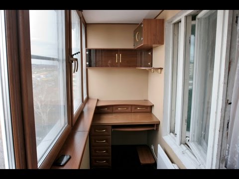 Как самостоятельно сделать рабочий кабинет на балконе