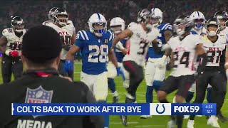 Colts get back to work after bye week