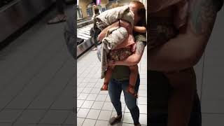 Military mum reunite with Son - so emotional 😢 #baby