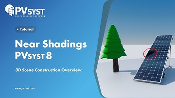 PVsyst 8 _ Near Shadings (3D Scene)