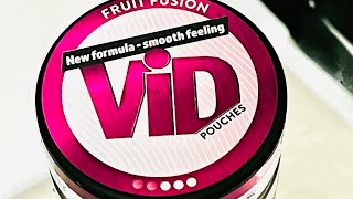 Vid Fruit Fusion Snus Review -SnusTV