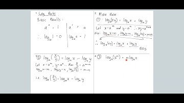 Maths AA SL - Logarithm Rules.webm