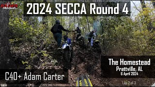 2024 SECCA Round 4 - The Homestead C40+ | Adam Carter 828 | RedEarthMotoSports