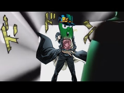 dio-and-jotaro's-standoff..-(but-it's-actually-veggie-tales)