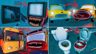 EVERYTHING TURNED INTO EATER MONSTERS | TV EATER, CAR EATER, BUS EATER, TOILET EATER by relyte 34,640 views 2 weeks ago 10 minutes, 16 seconds