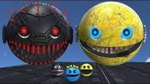 MS PACMAN VS  ROBOT PACMAN VS Spiky Monster Pacman FIGHT!!!!Part 2