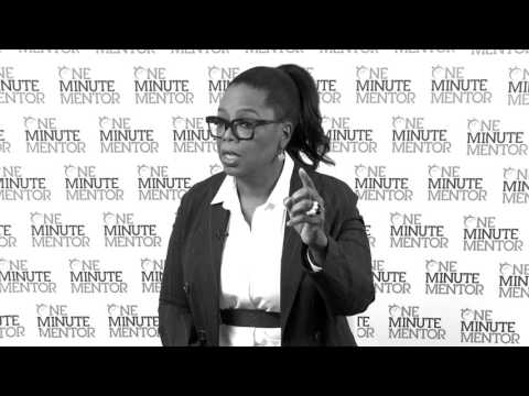 Hearst One Minute Mentor: Oprah Winfrey on Collaboration