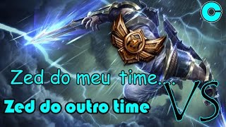 Desafio fazer um video em menos de 30 min - Zed do meu Time vs Zed do outro time