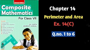 Composite mathematics| class 7 |perimeter and area| Q no.1to 6| #perimeter and area #Anubuti_Gangal