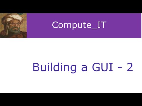 How to build GUIs for Text-Based Programs - lesson 2