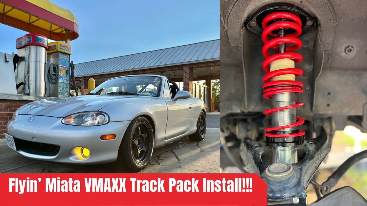 Flyin’ Miata NB VMAXX Track Coilovers Install!