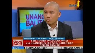UB: Panayam kay JM Siasat, Sports Analyst