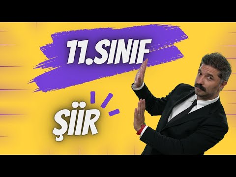 11.SINIF / ŞİİR / Sınava Bomba Hazırlık / RÜŞTÜ HOCA