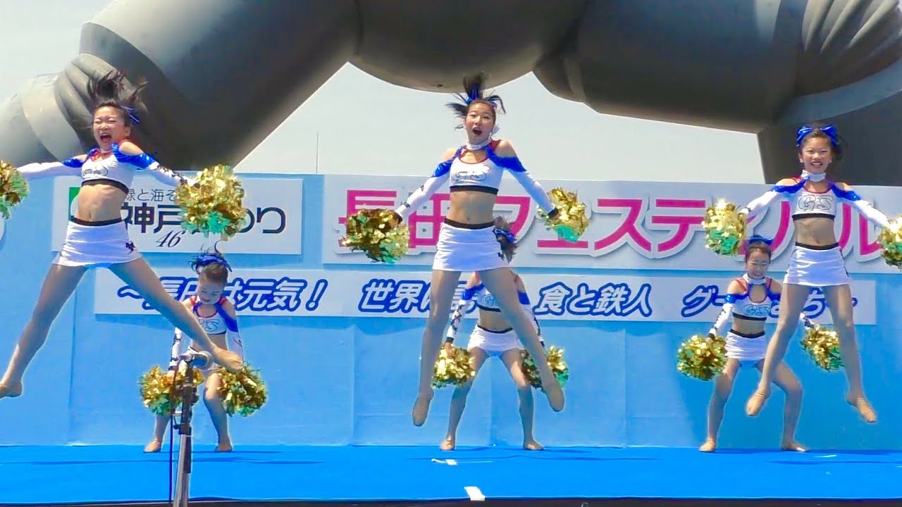 SELENES＆Brilliant Girls・チアダンス・第46回神戸まつり 長田フェスティバル