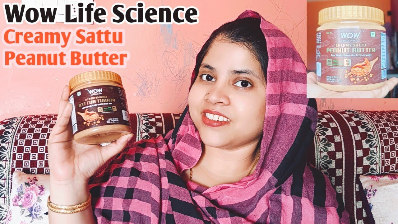 WOW LIFE SCIENCE ! WOW Life Sciences crunchy peanut butter honest