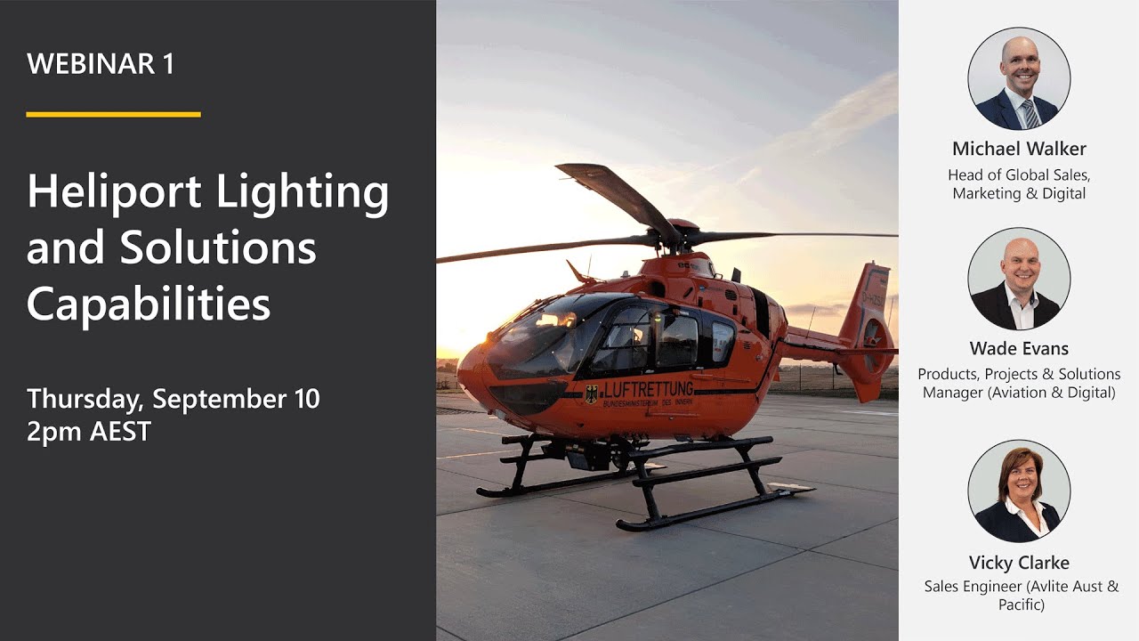 [Webinar] Heliport Lighting and Solutions Capabilities
