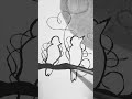 #art 🎨🖌️🖌️#birds🐦🪶#love ||LOVE🖤 BIRDS||