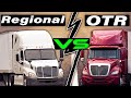 Regional Truck Driving vs OTR | MUST SEE